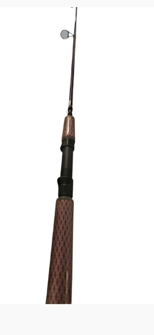 Crappie Nut 7 Ft One-Piece Spinning Rod Rubber Handle