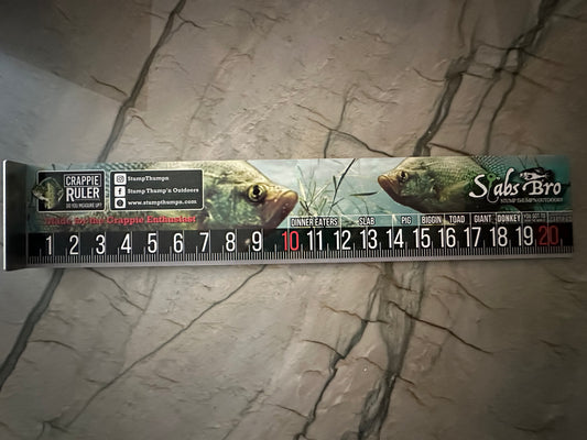 Slabs Bro Crappie Ruler