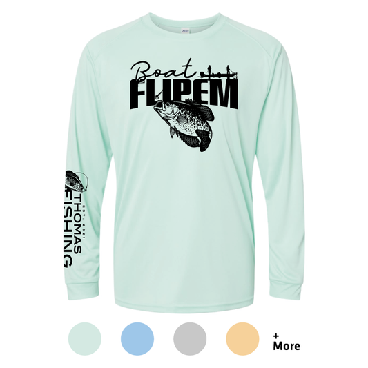 Thomas Boat Flipem Long Sleeve Performance Tee