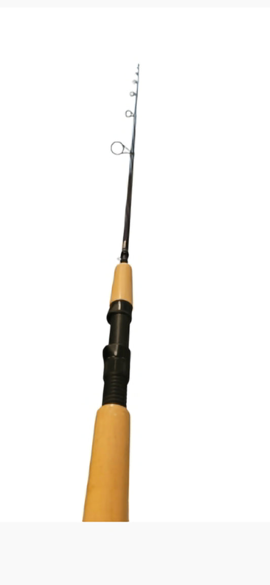 Crappie Nut 7 Ft One-Piece Spinning Rod Cork Handle