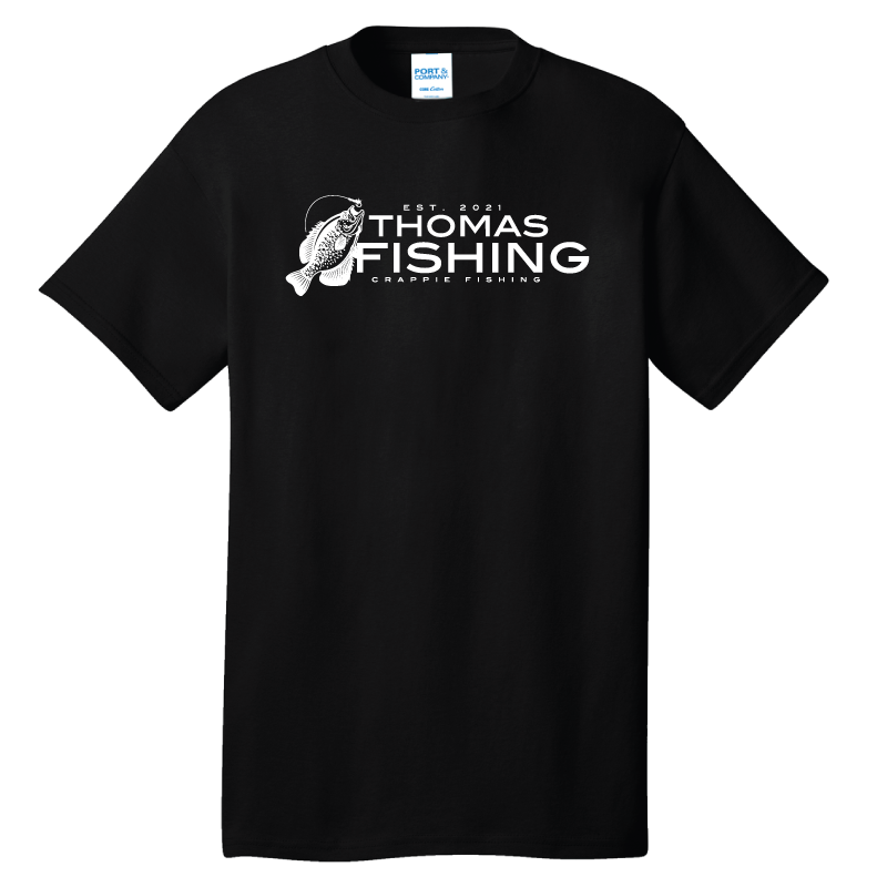 Fishing Short Sleeve T - Black